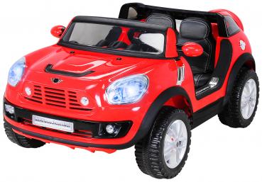 Kinder Elektroauto Mini Cooper Paceman Lizenziert 2x45 Watt Motor Rot - Elektro Auto Elektroauto Kinderauto